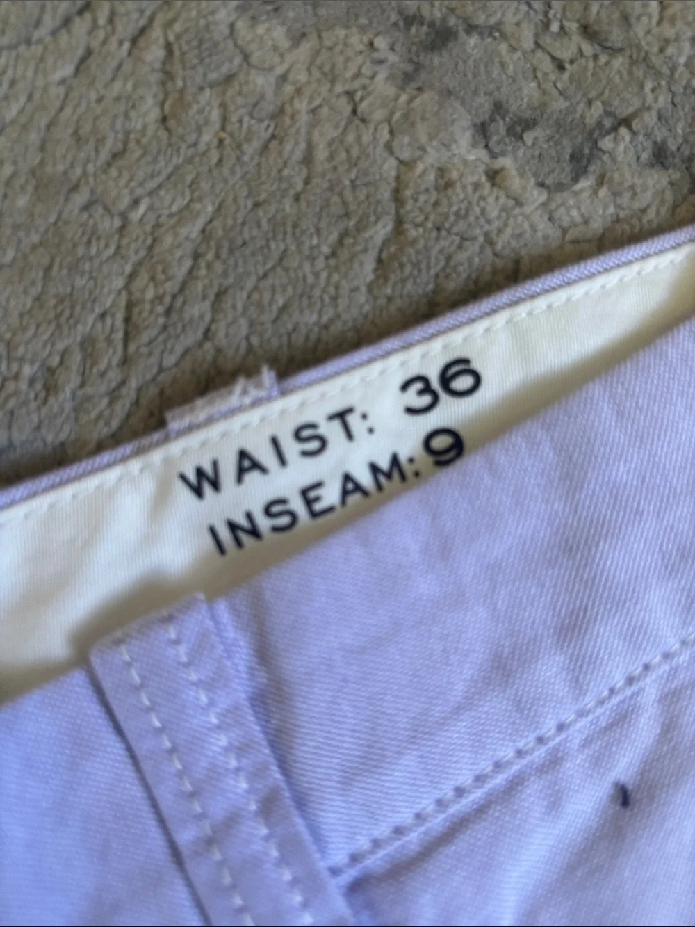 J. Crew Lavender Flat-Front Chino Shorts